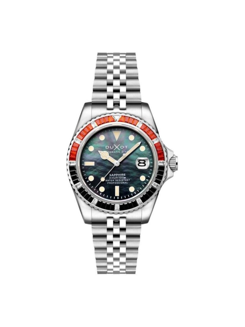 NWT Duxot Atlantica Automatic Black Dial Men's Watch